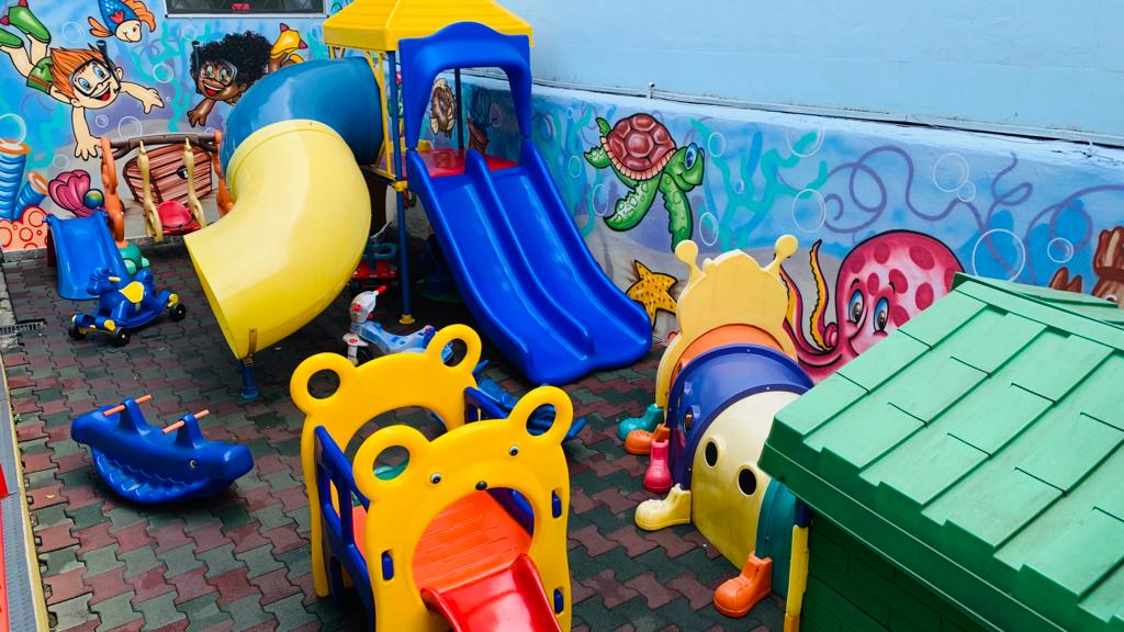 Parque infantil da Escola Letra e Arte